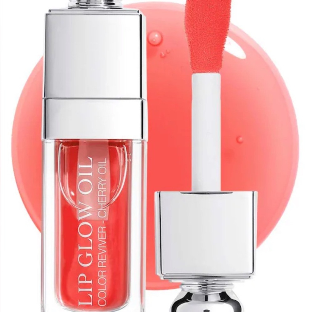 Lip Glow Oil Hydrating High-Shine Gloss- poppy coral. New no box